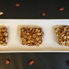 A picture of Peanut chikki.