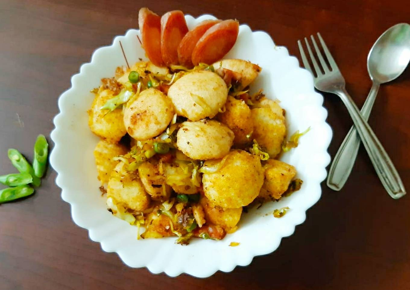 Schezwan mini idlis