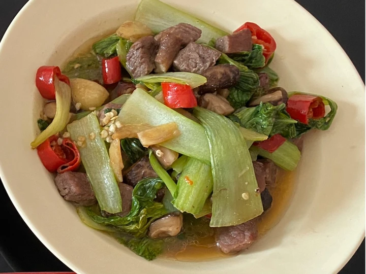 Langkah Mudah untuk Membuat Resep Pokcoi Tumis Daging Sapi Anti Ribet, Sempurna