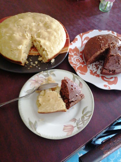 Una foto de Pan en estufa de coco y chocolate