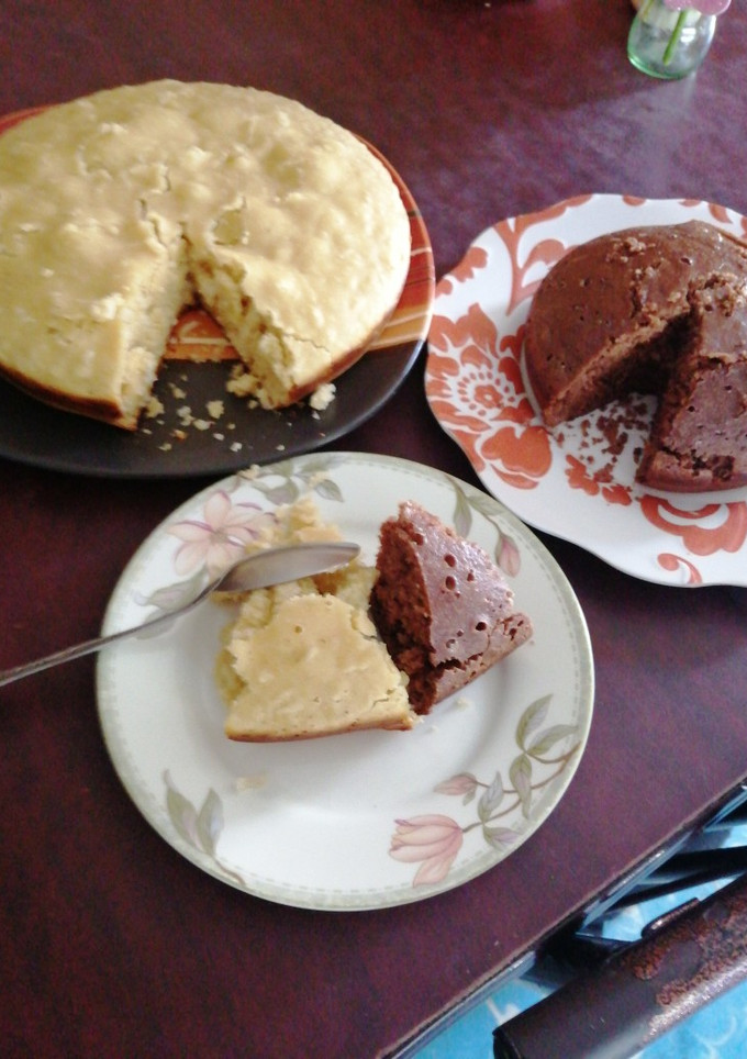 Una foto de Pan en estufa de coco y chocolate