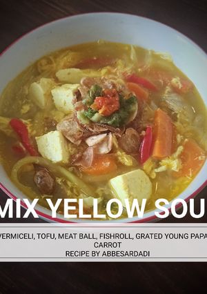 Foto resep MIX YELLOW SOUP (SOTO, COTO, LESAH, LAKSA)