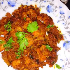 A picture of Prawn Roast.