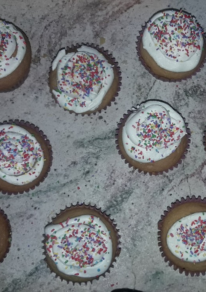 Una foto de Cupcakes de vainilla