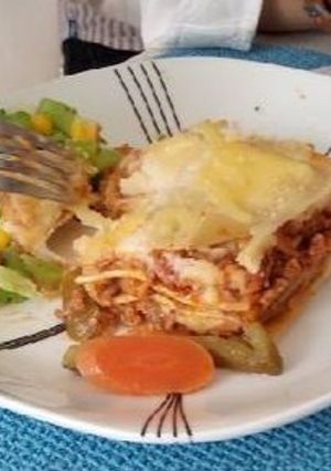 Una foto de Lasagna Boloñesa