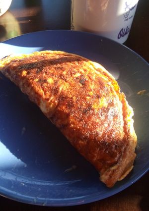 Una foto de Omelette dulce para desayunar