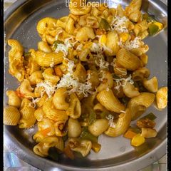 A picture of Jain veg Pasta.