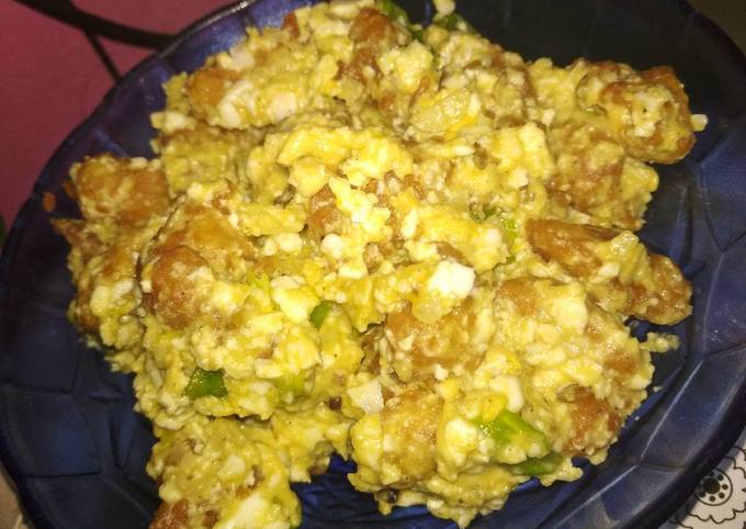 Anti Ribet, Bikin Ayam Krispy saus telur asin Untuk Pemula