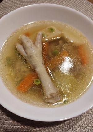 Gyors csirke leves recept fotója