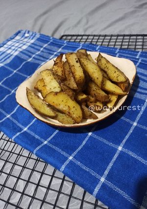 Foto resep Potato Wedges Simple No Ribet
