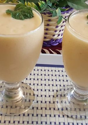 A picture of Mango lassi.