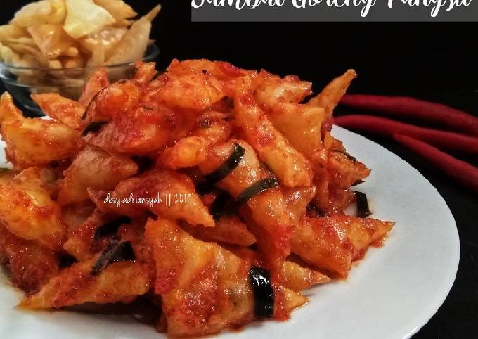 Cara membuat Sambal Goreng Pangsit Cara membuat Sambal Goreng Pangsit