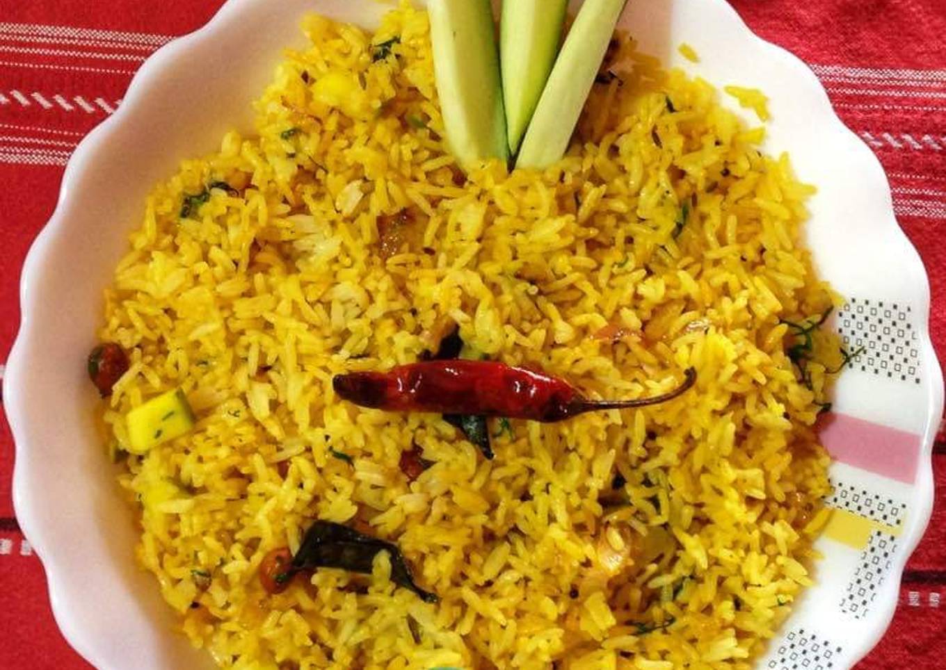 Mavinkayi chitraanna Mango Rice