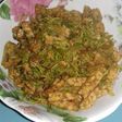 Tumis kembang kates anti pahit 😀