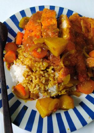 Foto resep Nasi katsu kari super ekonomis #KalauLagiNgumpul #AnakRantau