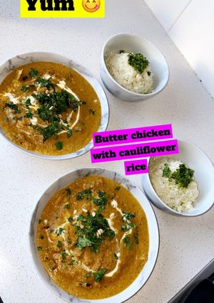 صورة لوصفة دجاج بالزبدة الهندي butter chicken