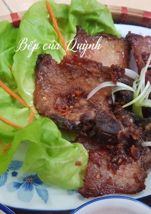 Hình của món Cốt lết chiên mắm.