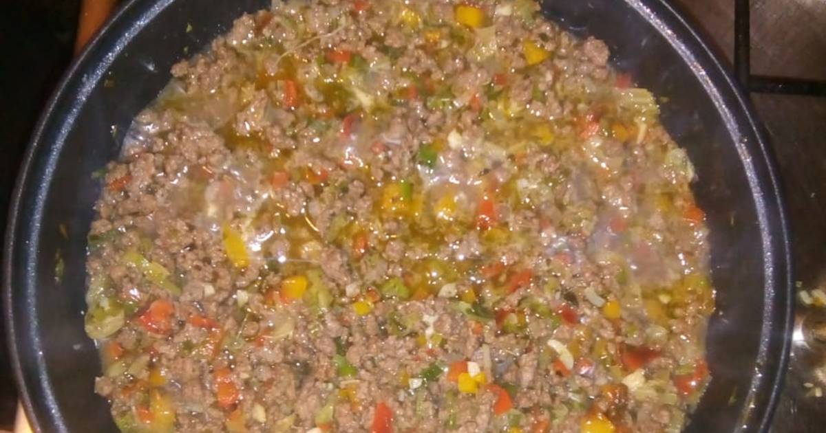 Guiso De Carne Molida Receta De Edgar M Borrero 🇻🇪- Cookpad