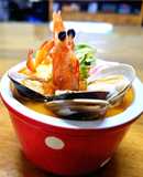 鮮蝦蛤蠣茶碗蒸（家常料理）