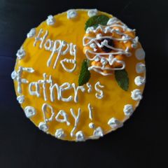 A picture of No bake Mango cheesecake.