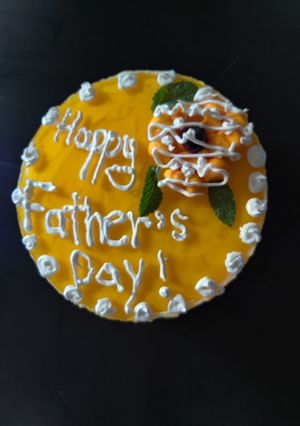 A picture of No bake Mango cheesecake.