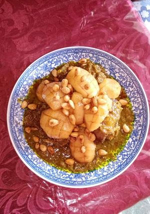 صورة لوصفة مروزية بسفرجل ولوز