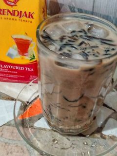 Foto resep Es Teh Susu Cincau