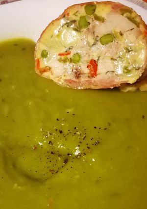 Zöld feles borsó főzelék🍃 recept fotója