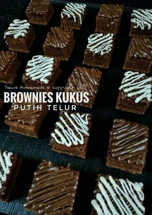 Foto resep Brownies Kukus Putih Telur