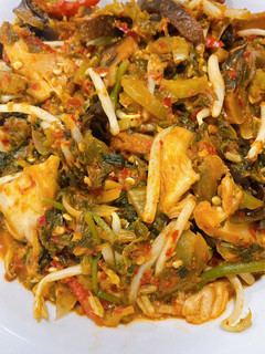 Foto resep Tumis sayur asin toge jamur selada air cabe Vegan