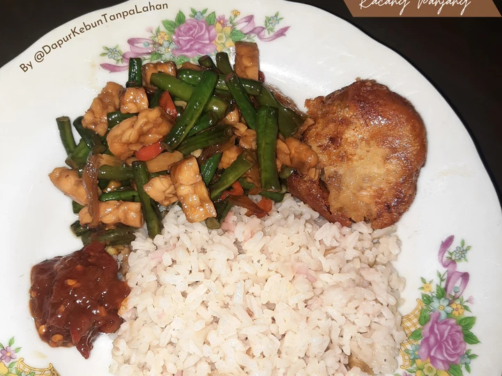 Cara Gampang Membuat Resep 30. Oseng tempe kacang panjang yang Sempurna Anti Ribet, Uenak Banget