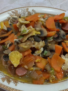 Foto resep Orak arik wortel jamur