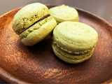 matcha macarons