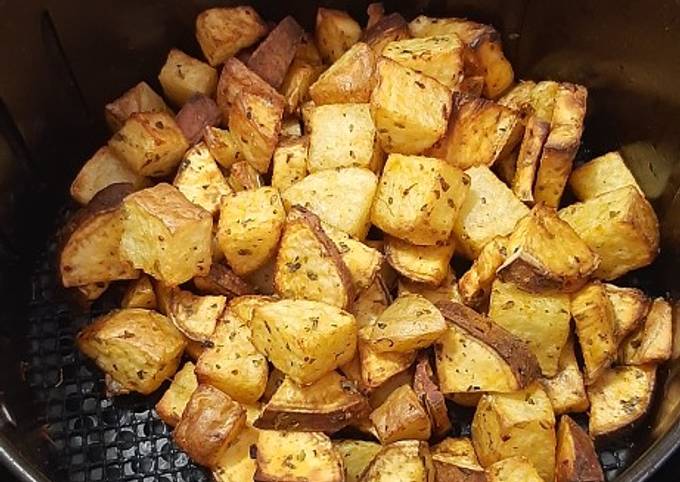 Batata rústica na AirFryer - Fácil