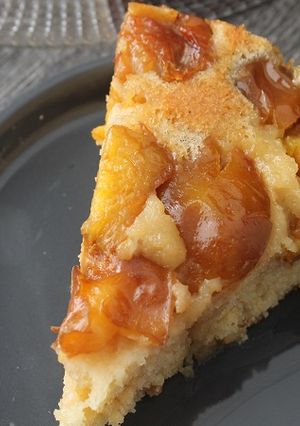 Une photo de Gâteau renversé aux mirabelles