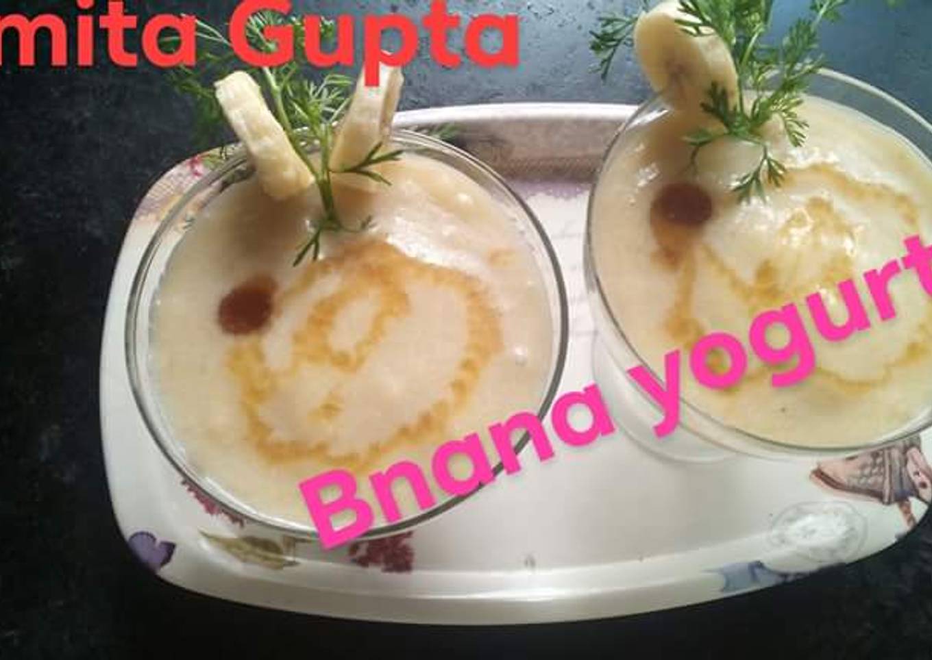 Banana yogurt
