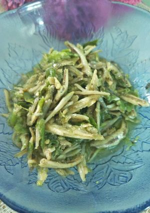 Foto resep Sambel teri ijo