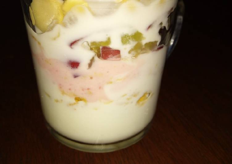 Recipe of Perfect Fruits and Nuts Parfait