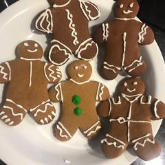 A picture of Gingerbread Man Cookies.