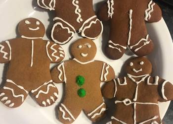 Ready to Serve Gingerbread Man Cookies Savory Delicious