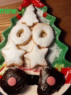 Φωτογραφία της συνταγής Ντόνατς mini φούρνου 🧸 🍩🍩🍩🎄🎄⭐⭐
