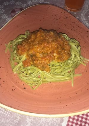 Una foto de Salsa de tomates con pebre (vegano)