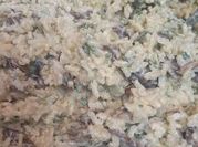Una foto de arroz con ciboulette