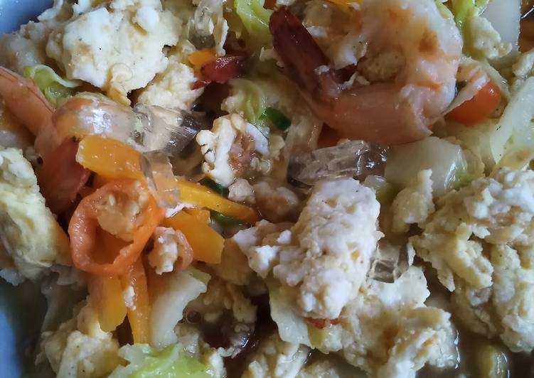 Bahan Mie nutrijel siram kuah ala DEBM | Resep Bumbu Mie nutrijel siram kuah ala DEBM Yang Enak Banget