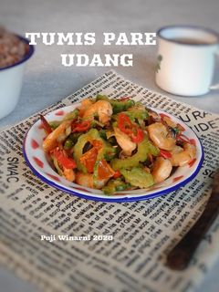 Foto resep Tumis pare udang