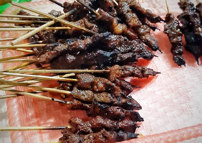 Anti Ribet, Membuat Sate daging sapi Enak Dan Mudah