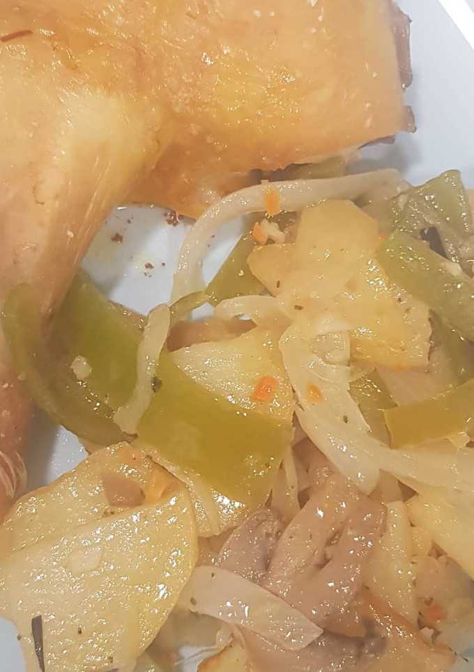 Una foto de Pollo al horno