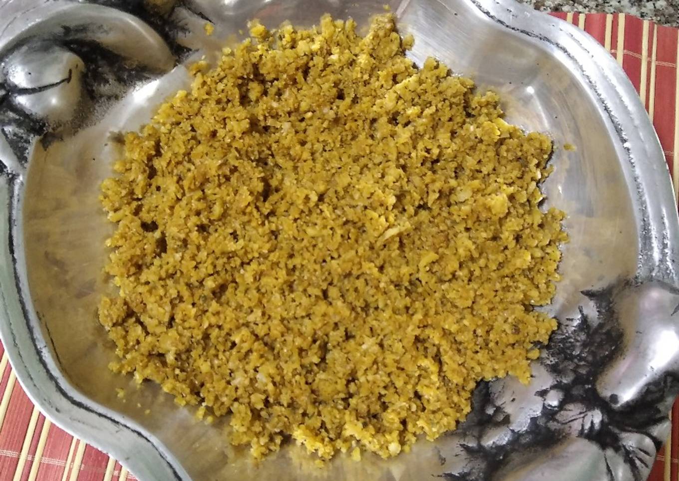 'Carne molida' de coliflor :)