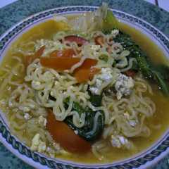 Mie rebus pedas রেসিপির প্রধান ছবি