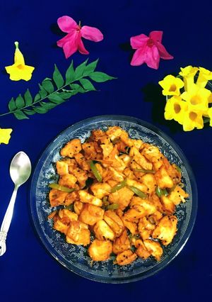 A picture of Bread Upma.